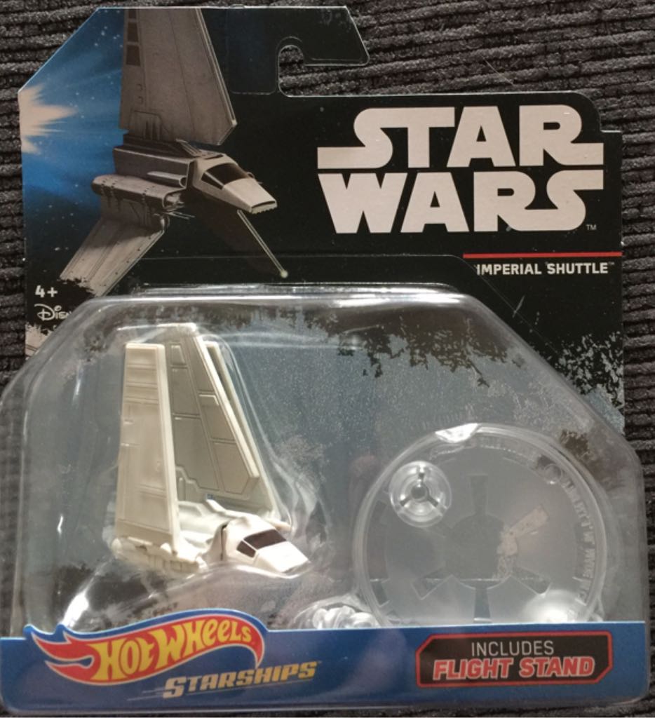Star Wars Imperial Shuttle - Hotwheels Starships toy car collectible - Main Image 1