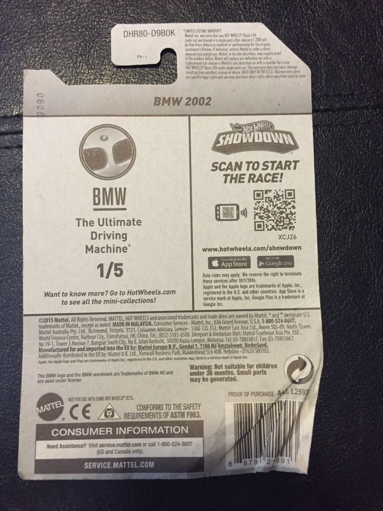 BMW 2002 - BMW toy car collectible - Main Image 2