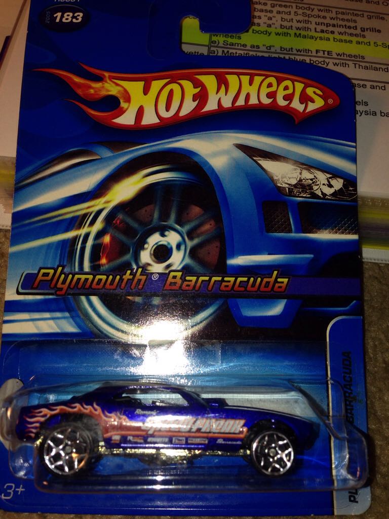 Plymouth Barracuda  toy car collectible - Main Image 1