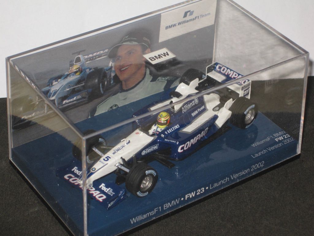 Williams FW23, #5, R. Schumacher, Launch Version 2002, T.E., Minichamps, 04307956, 1:43 - Minichamps toy car collectible - Main Image 2
