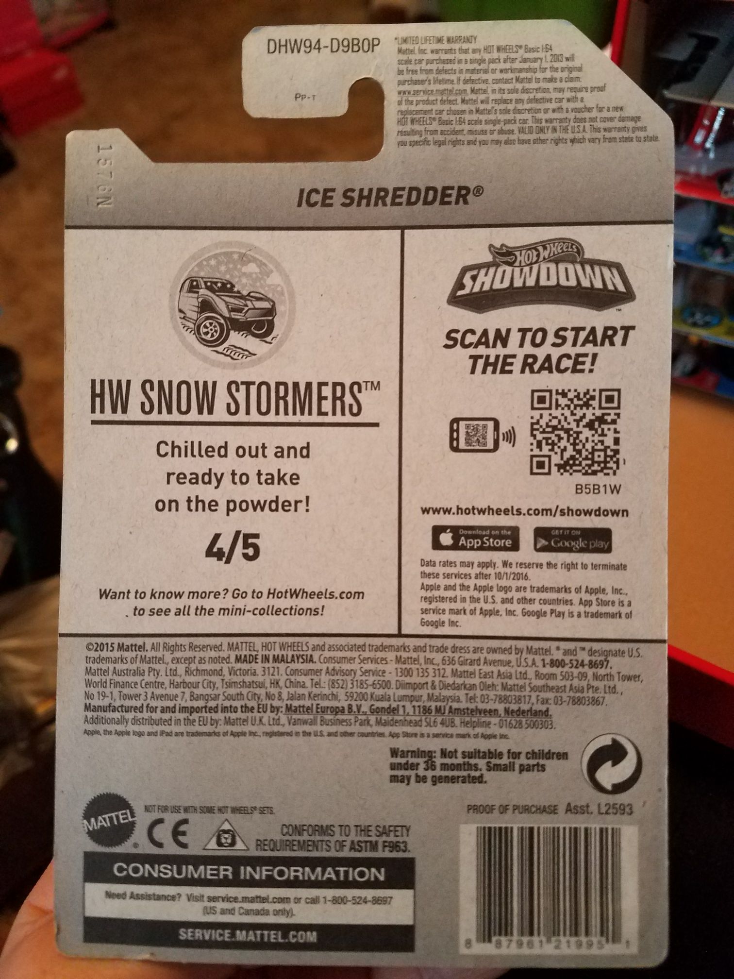 Ice Shredder - Snow Stormers™️ toy car collectible - Main Image 2