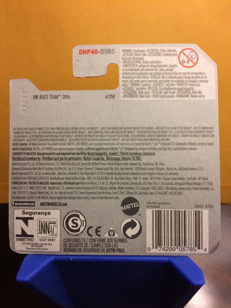 Bull Whip - 2016 HW Race Team toy car collectible - Main Image 2