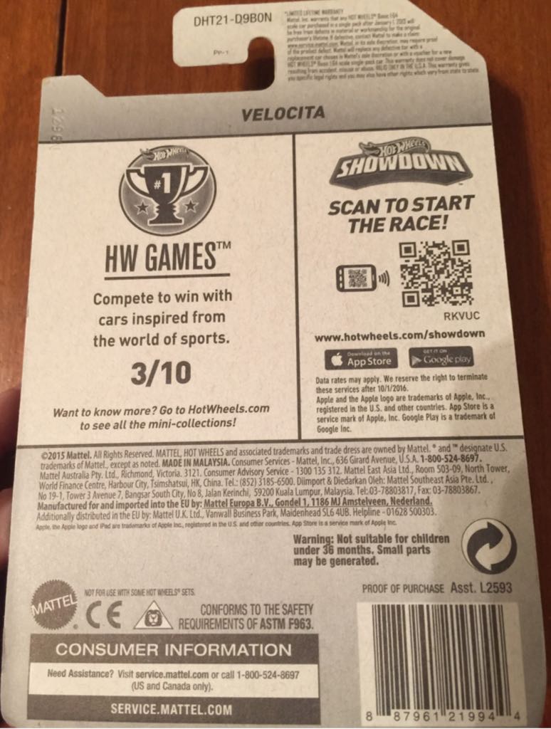 Velocita - 2020 Olympic Games Tokyo toy car collectible - Main Image 2