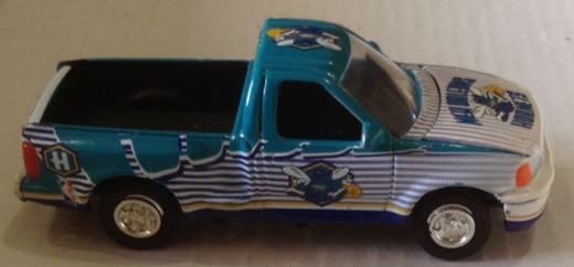 Pick Up Ford Hornets New Orleans NBA Verde Esmeralda - Racing Champions toy car collectible - Main Image 2