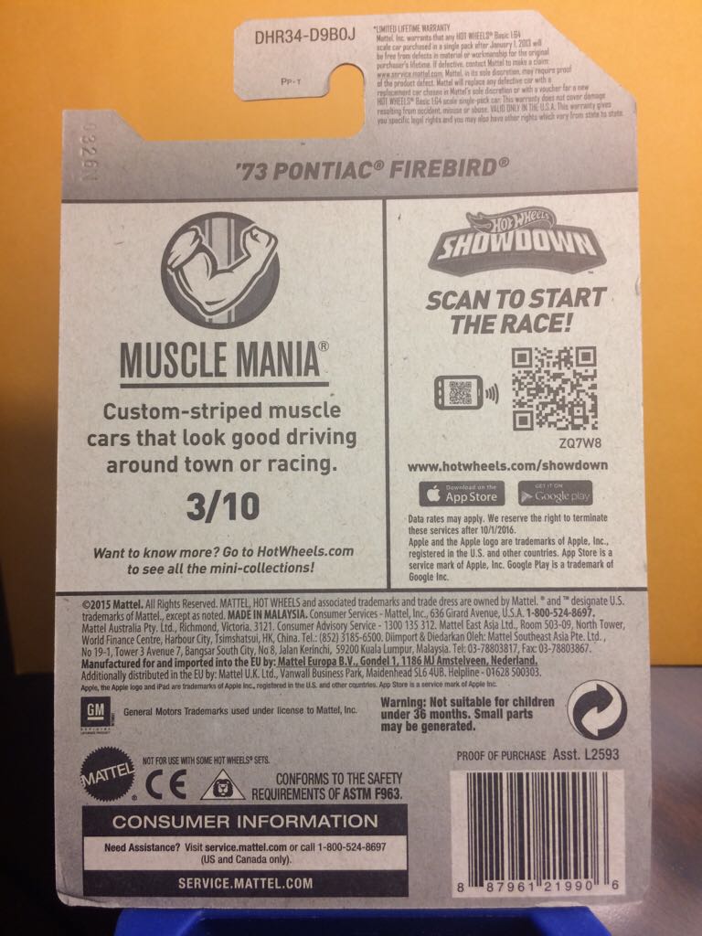 Pontiac Firebird Trans Am (’73) - ’16 Muscle Mania toy car collectible - Main Image 2