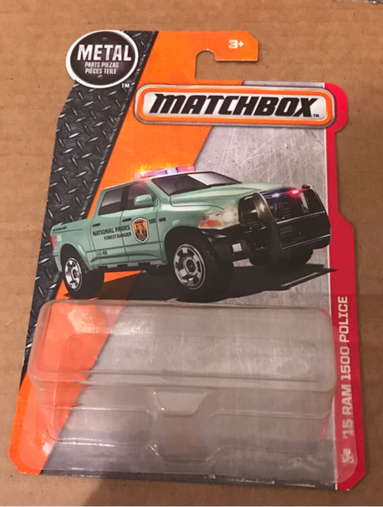 Ram 1500 Police ’15 - 2016 - MBX Heroic Rescue toy car collectible - Main Image 2