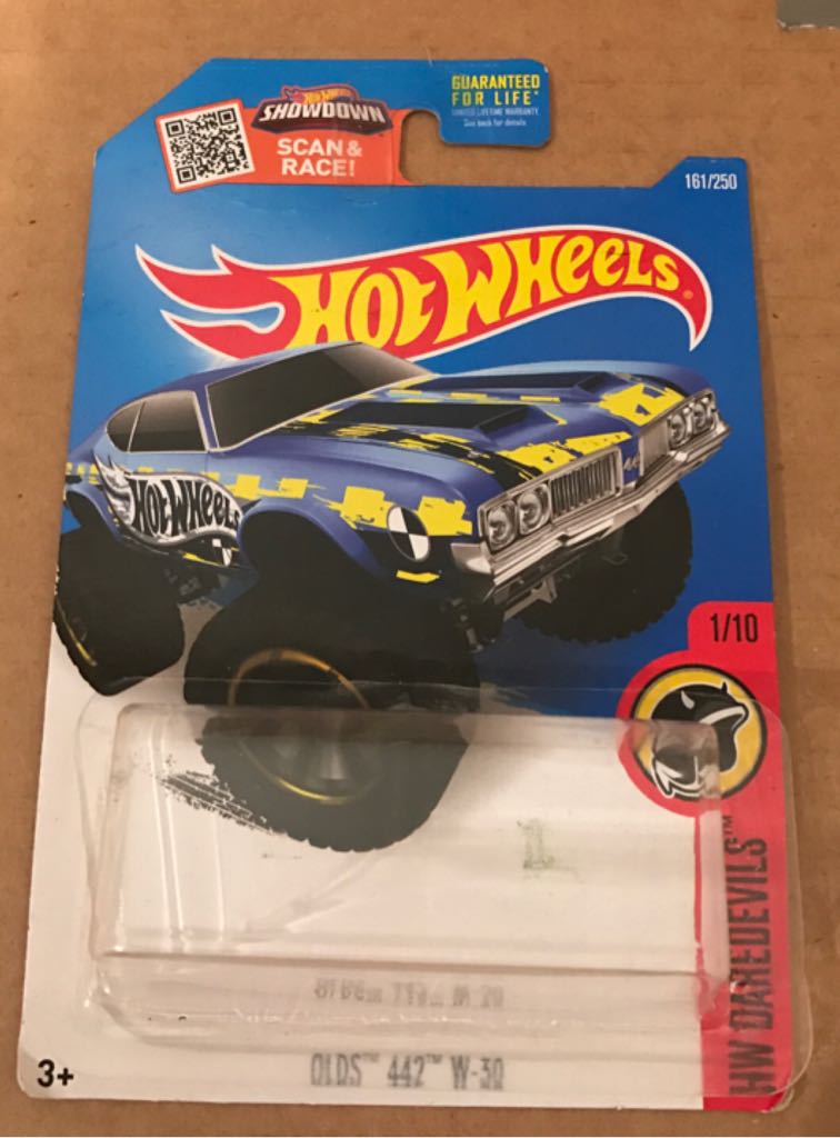 Olds 442 W-30 - ’16 HW Daredevils toy car collectible - Main Image 2