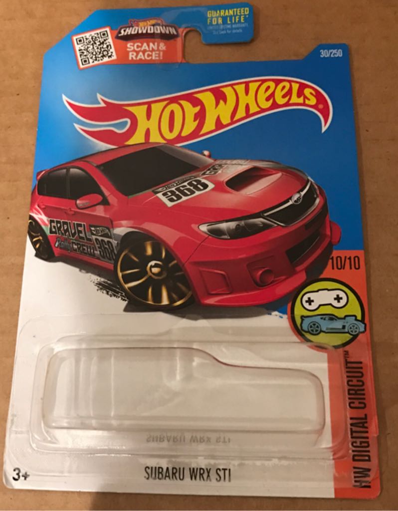 Subaru WRX STI - ’16 HW Digital Circuit toy car collectible - Main Image 2
