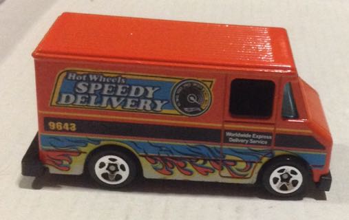 Camioneta Speedy Delivery Naranja - Hot Wheels toy car collectible - Main Image 2