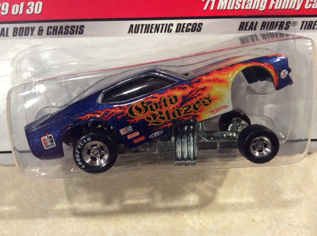 71 Mustang Funny Car - Dragstrip Demons toy car collectible - Main Image 2