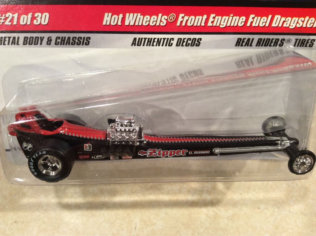 Hot Wheels Front Engine Fuel Dragster - Dragstrip Demons toy car collectible - Main Image 2