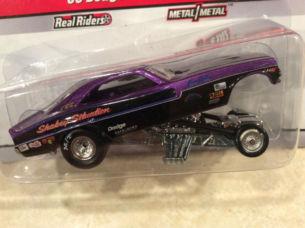 69 Dodge Charger F/C- Shakey Situation - Dragstrip Demons toy car collectible - Main Image 2