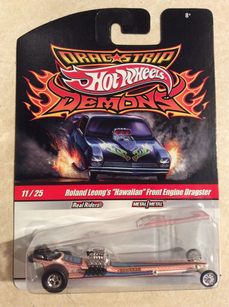 Roland Leong’s Hawaiian Front Engine Dragster - Dragstrip Demons toy car collectible - Main Image 1