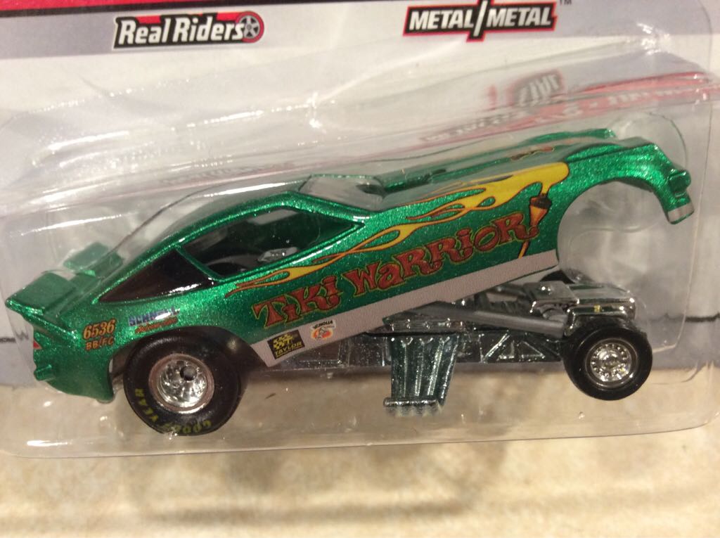 76 Chevy Monza F/C- Tiki Warrior - Dragstrip Demons toy car collectible - Main Image 2
