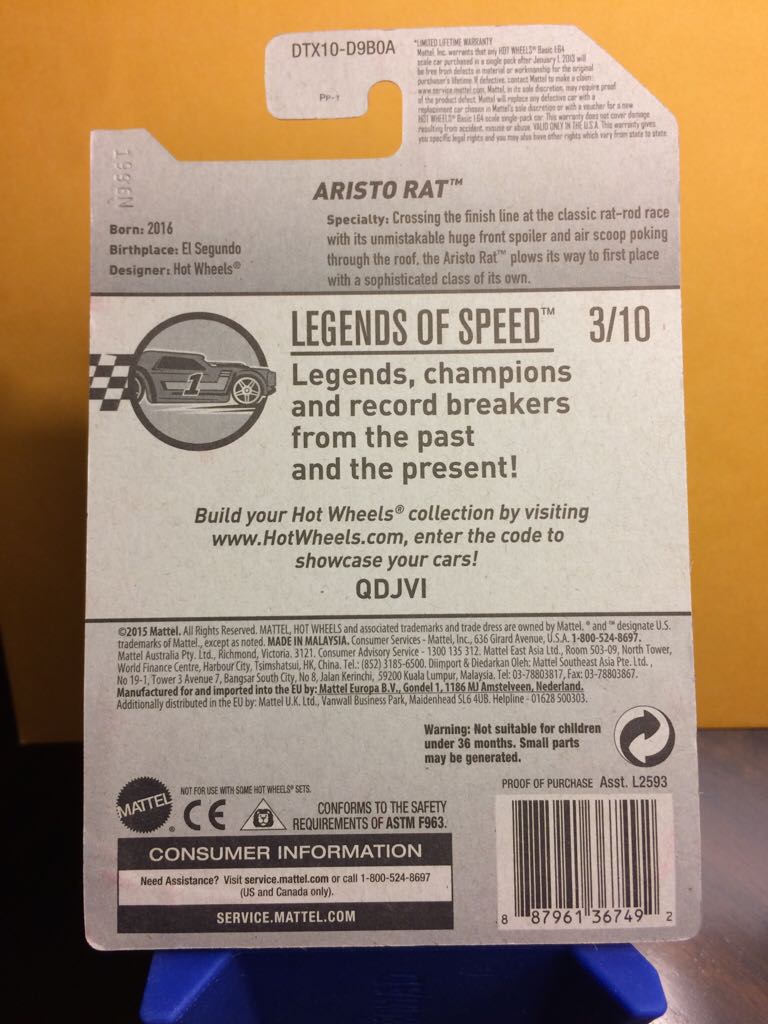 Aristo Rat - Legends Of Speed toy car collectible - Main Image 2