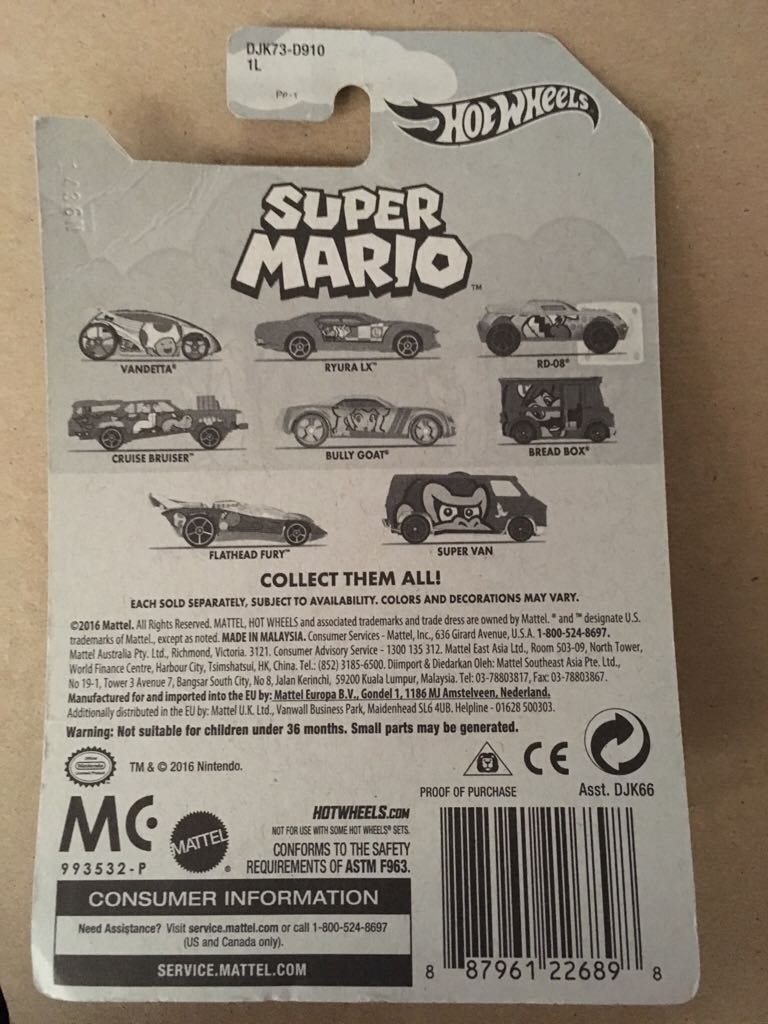 Cruise Bruiser - Super Mario Series 2016 toy car collectible - Main Image 2