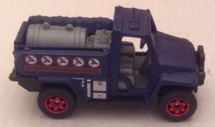 Foam Fire Truck Azul Marino - Machtbox toy car collectible - Main Image 2