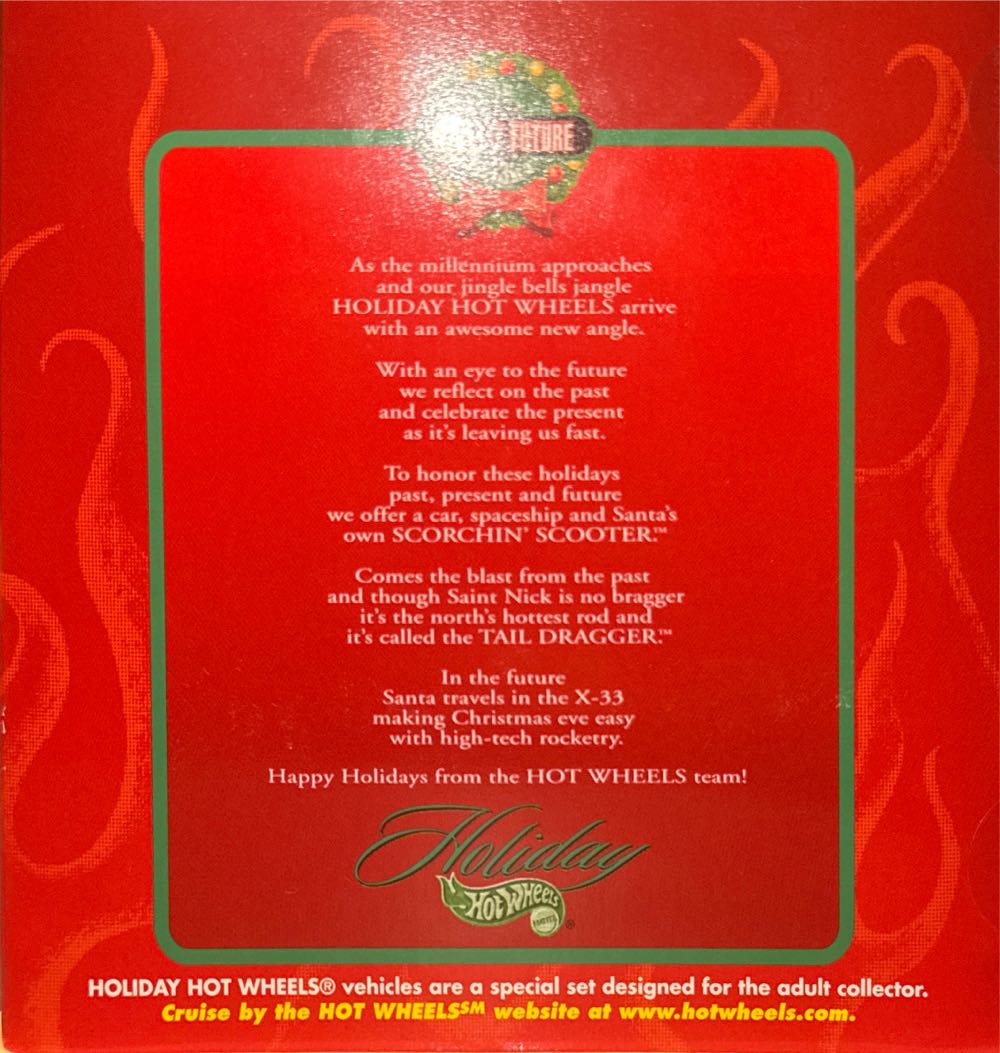 X-33 - Holiday Hotwheels toy car collectible - Main Image 2