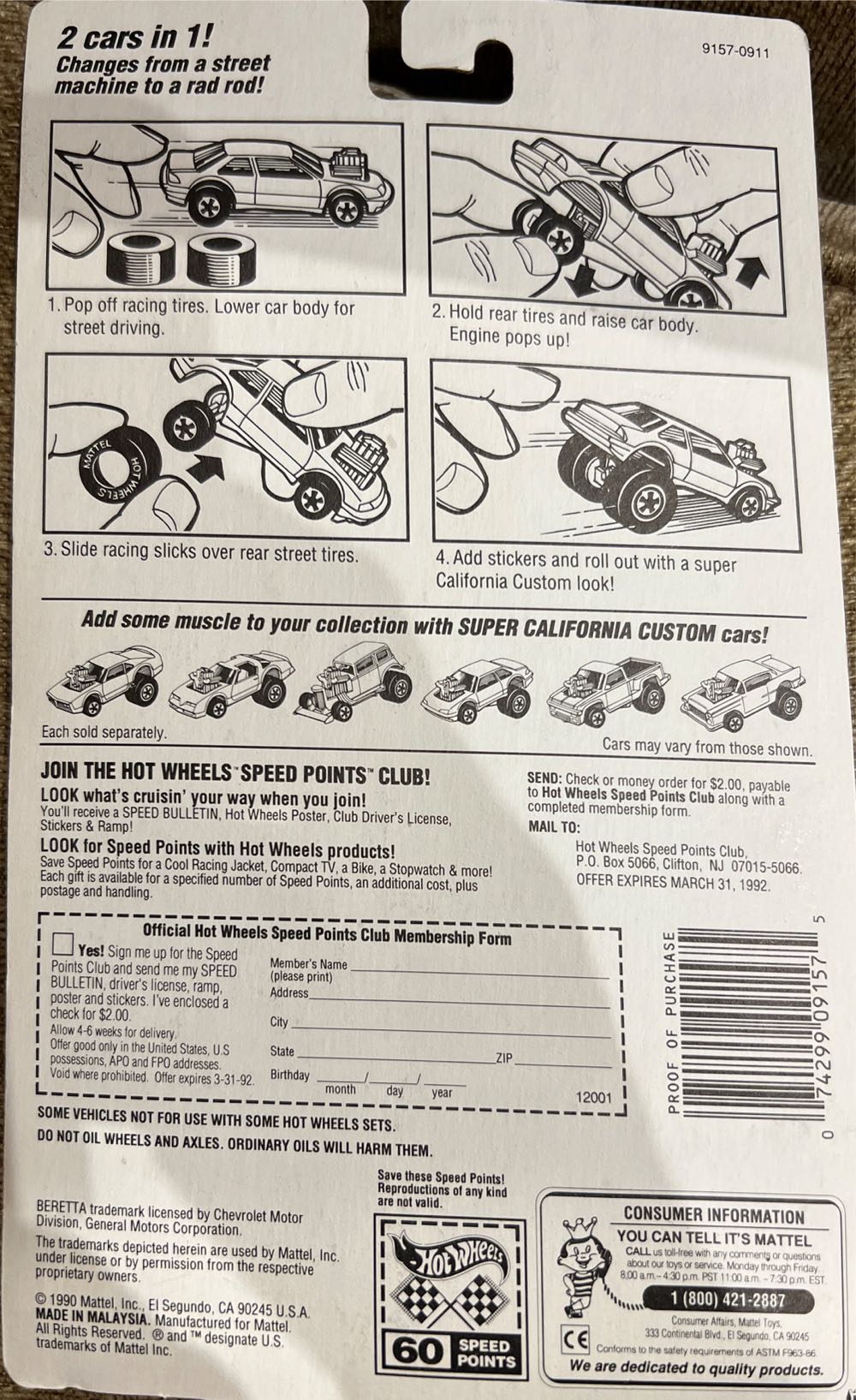 Jack Flash - Super California Custom toy car collectible - Main Image 2