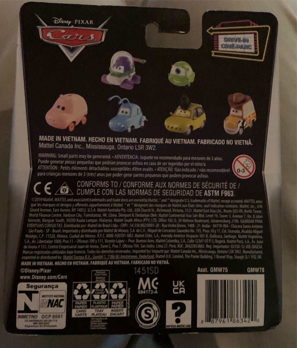 Sulley Car Monster Inc - Hot Wheels toy car collectible - Main Image 4