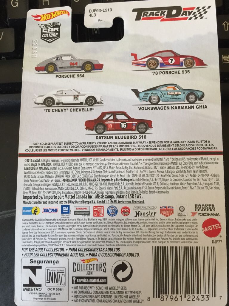 Porsche 964 - ’16 Car Culture Track Day toy car collectible - Main Image 2