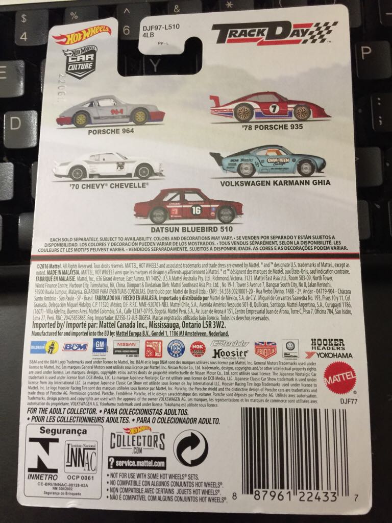 Datsun Bluebird 510 - ’16 Car Culture Track Day toy car collectible - Main Image 2