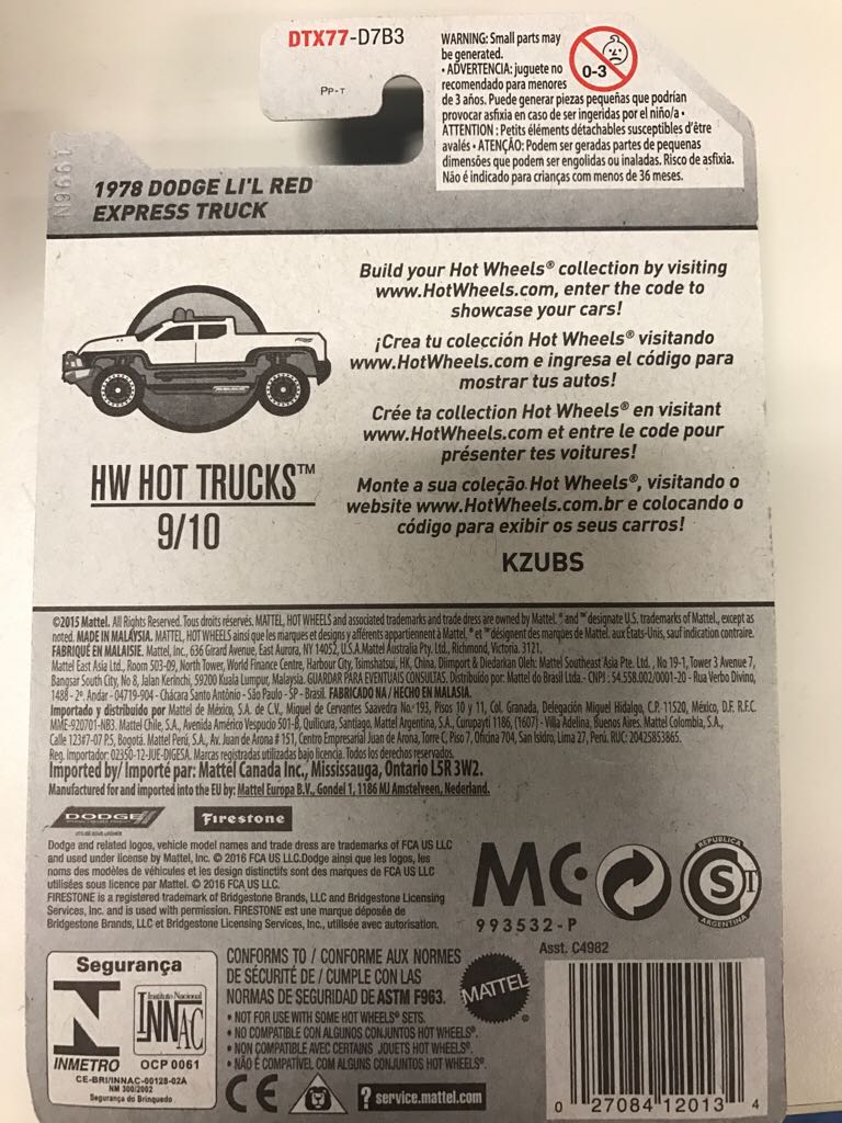 1978 Dodge LI’L Express Truck - Hot Trucks toy car collectible - Main Image 2