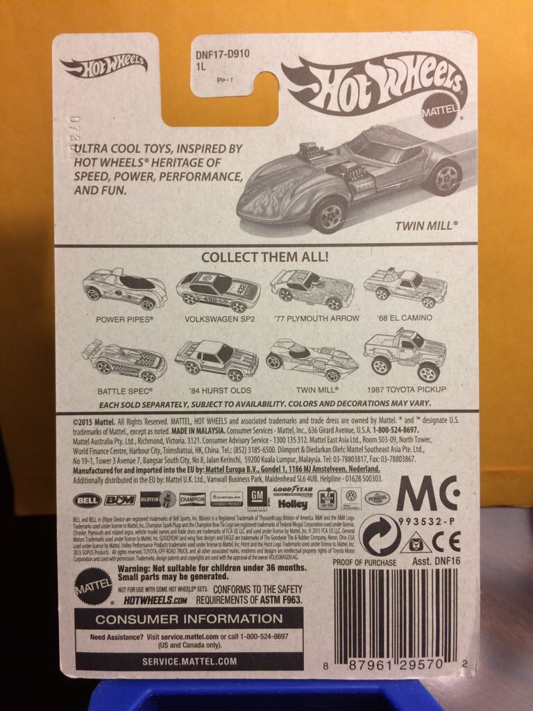 Heritage Series - Twin Mill - HW Heritage Of Speed toy car collectible - Main Image 2
