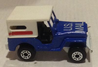 US Mail Truck Jeep Blue - Matchbox Lesney toy car collectible - Main Image 2