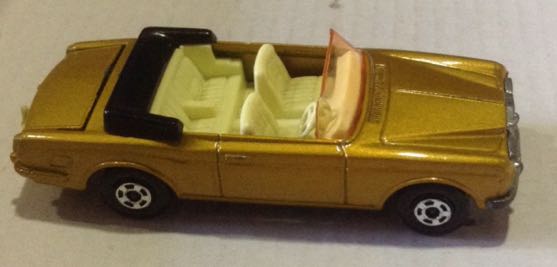 Roll Royce Silver Shadow Coupe Dorado - Machtbox Lesney toy car collectible - Main Image 2