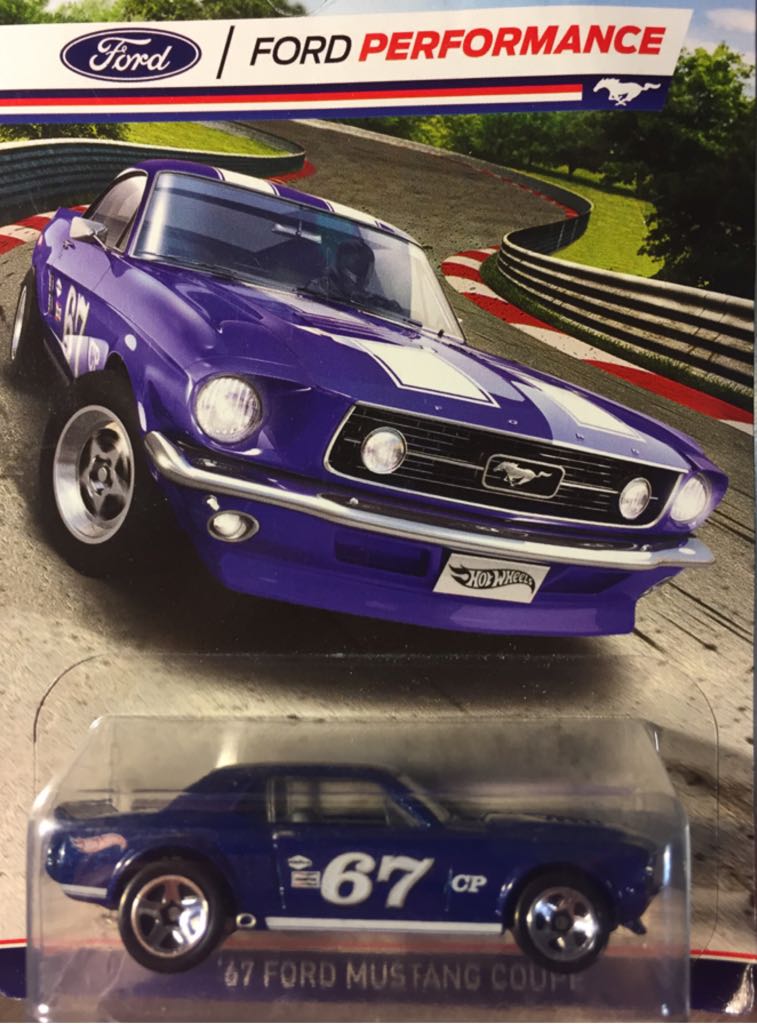 Ford Mustang Coupe 1967 - HW Ford Performance toy car collectible - Main Image 1