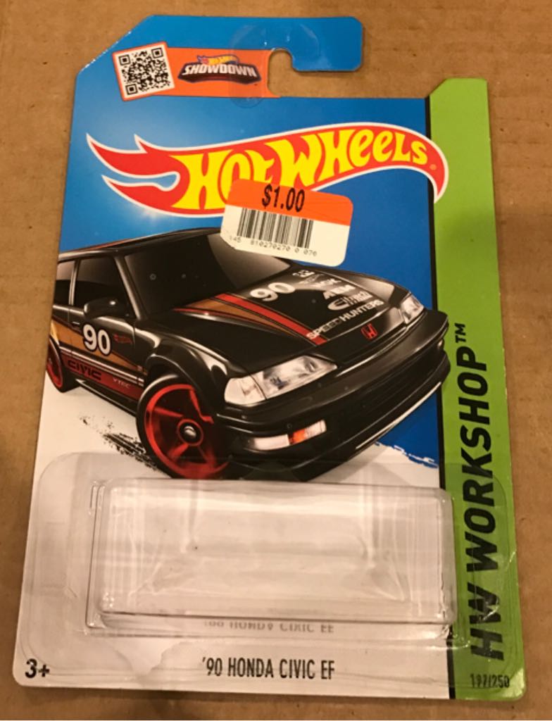 Honda Civic EF ’90 - HW WORKSHOP toy car collectible - Main Image 2