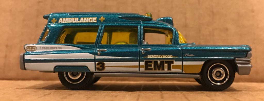 Cadillac Ambulance ’63 - 2016 - MBX Heroic Rescue toy car collectible - Main Image 1
