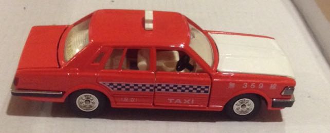 Nissan Cedric 280 E Taxi Naranja - Dandy Tomica toy car collectible - Main Image 2