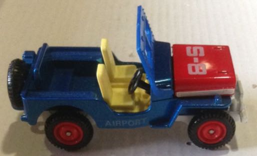 Mitsubishi Jeep Aeropuerto Azul - Dandy Tomica toy car collectible - Main Image 2