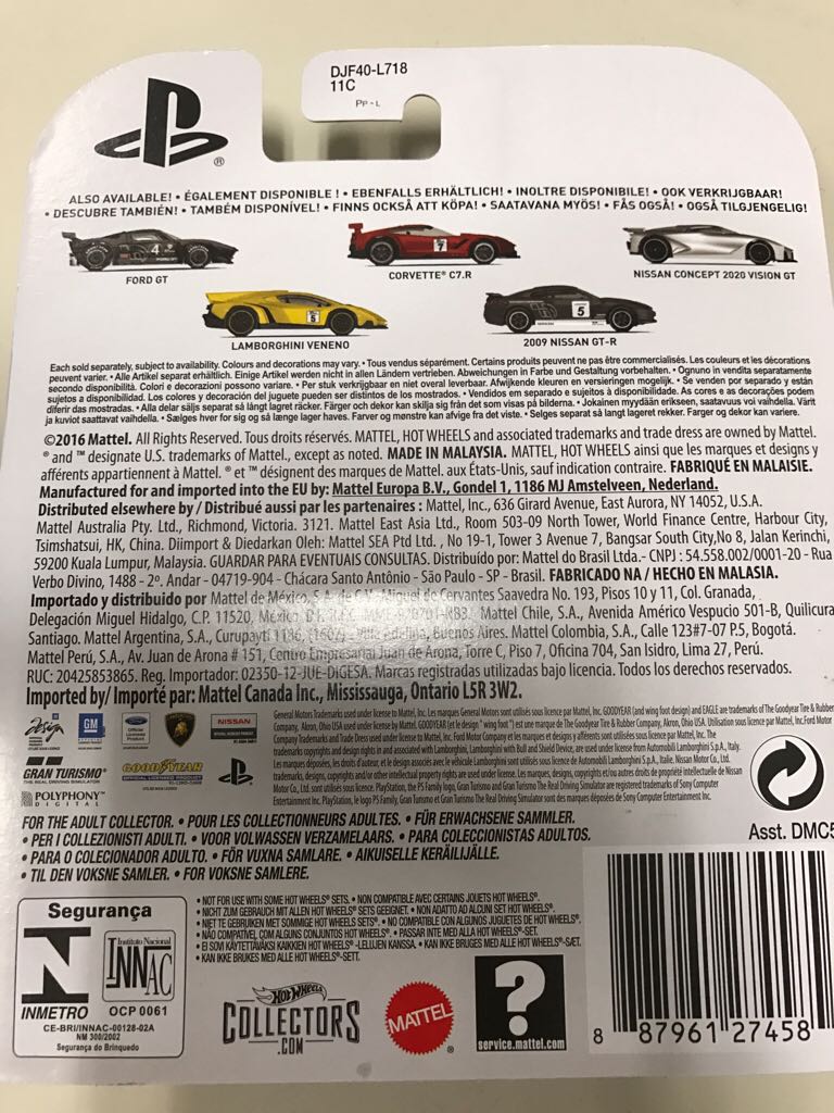 Nissan- 2009 Nissan GT-R - 2016 HW Gran Turismo toy car collectible - Main Image 2