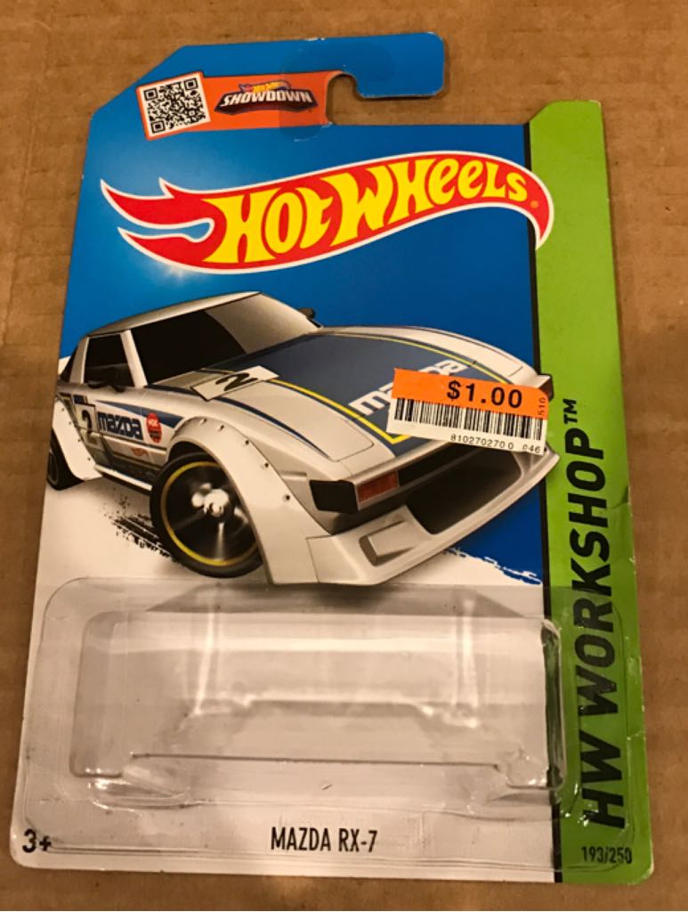 Mazda RX-7 - HW WORKSHOP toy car collectible - Main Image 2