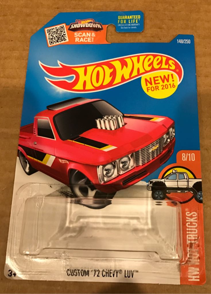 Chevy Luv Custom ’72 - ’16 HW Hot Trucks toy car collectible - Main Image 2