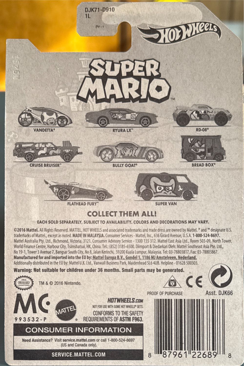 Bread Box - Super Mario toy car collectible - Main Image 3