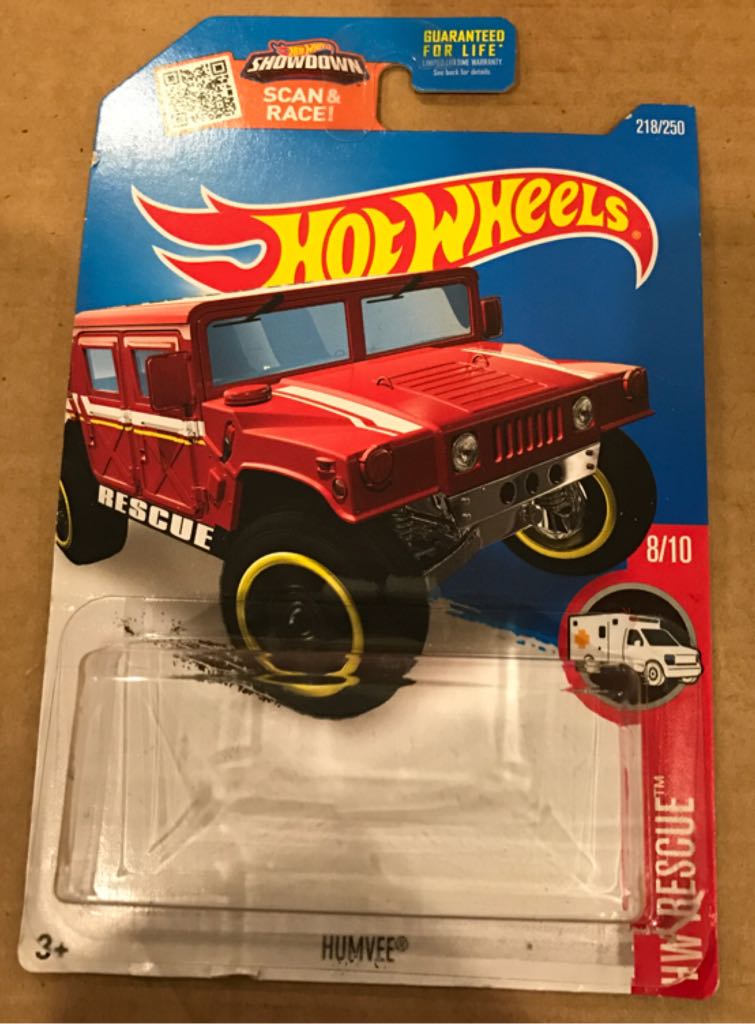 Humvee - ’16 HW Rescue toy car collectible - Main Image 2