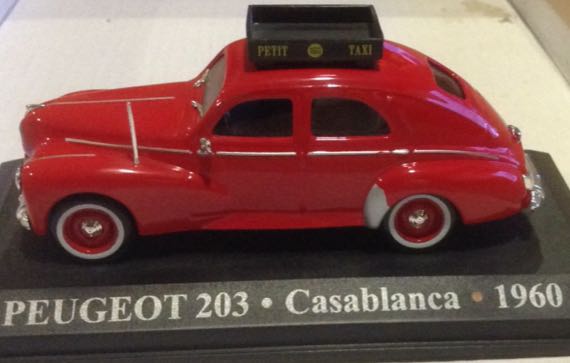 Peugeot 203 Casablanca 1960 Rojo - Taxi Du Monde toy car collectible - Main Image 2