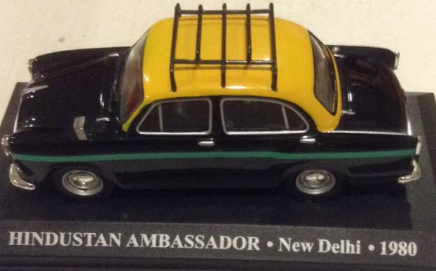 Hindustan Ambassador New Delhi 1980 Negro - Coleccionables toy car collectible - Main Image 2