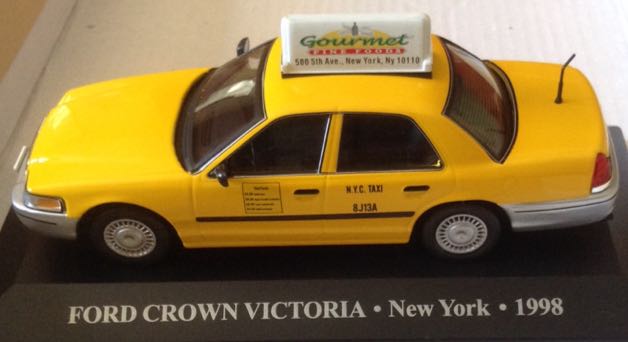 Ford Crown Victoria New York 1998 Amarillo - Coleccionables toy car collectible - Main Image 2