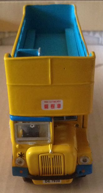 Camion Doble Piso con Techo Destapado Amarillo - China Motor Bus toy car collectible - Main Image 1