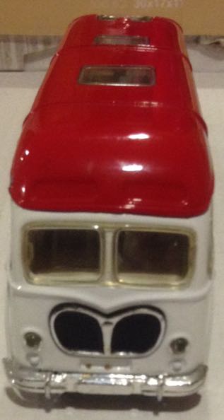 Camion Pasajeros Frances Antiguo Rojo y Blanco - S toy car collectible - Main Image 1