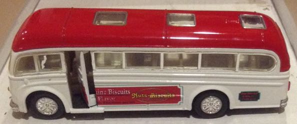 Camion Pasajeros Frances Antiguo Rojo y Blanco - S toy car collectible - Main Image 2