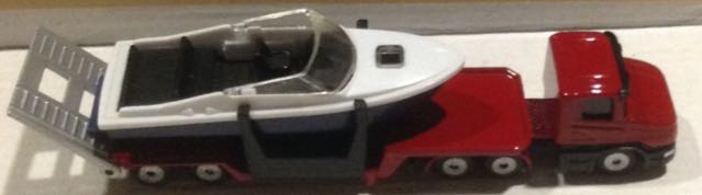 Plataforma Roja Con Lancha - Siku toy car collectible - Main Image 2