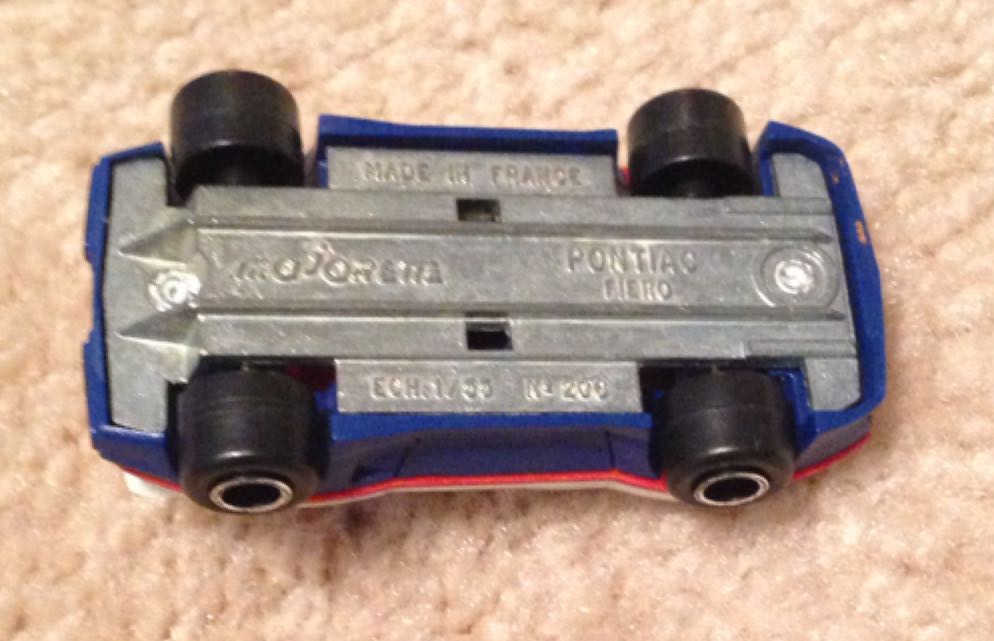 Pontiac Fiero  toy car collectible - Main Image 2