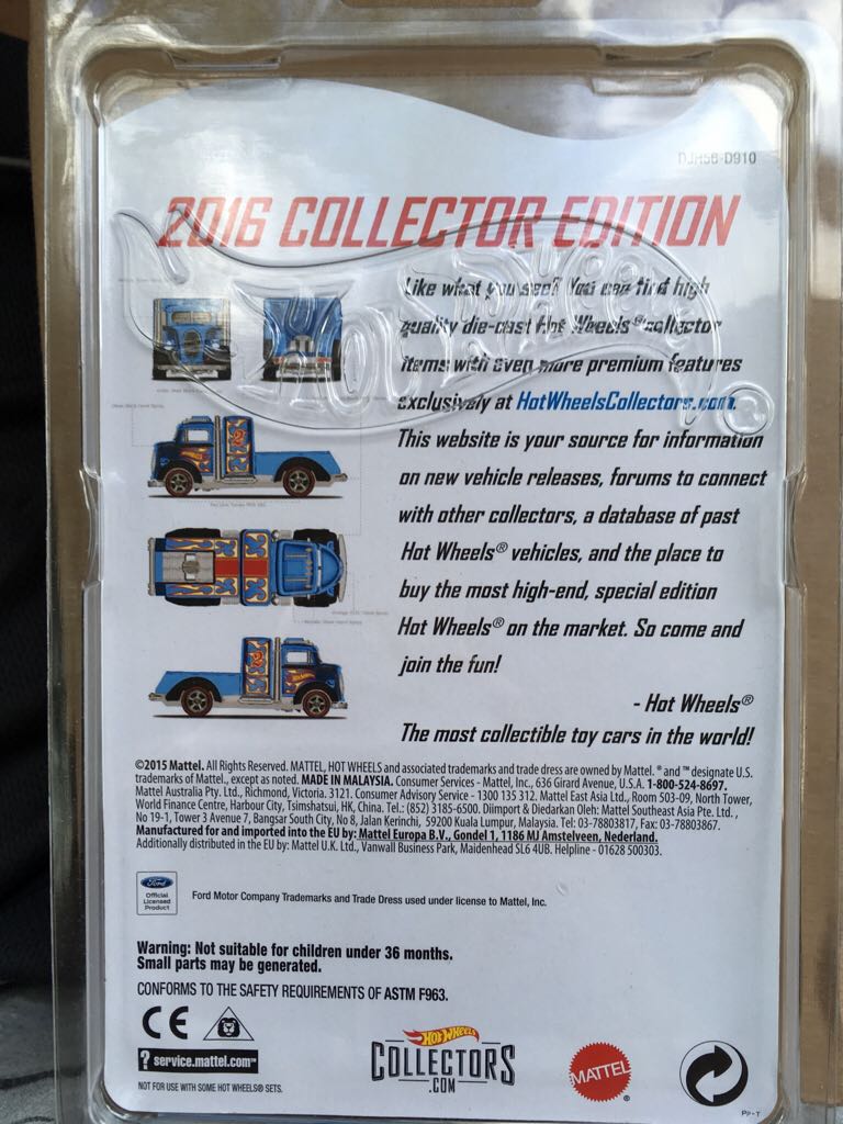 Custom ’38 Ford C.O.E. - 2016 Collector Edition toy car collectible - Main Image 2