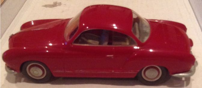 Karmann Ghia Coupe Rojo - Made In Germany toy car collectible - Main Image 2